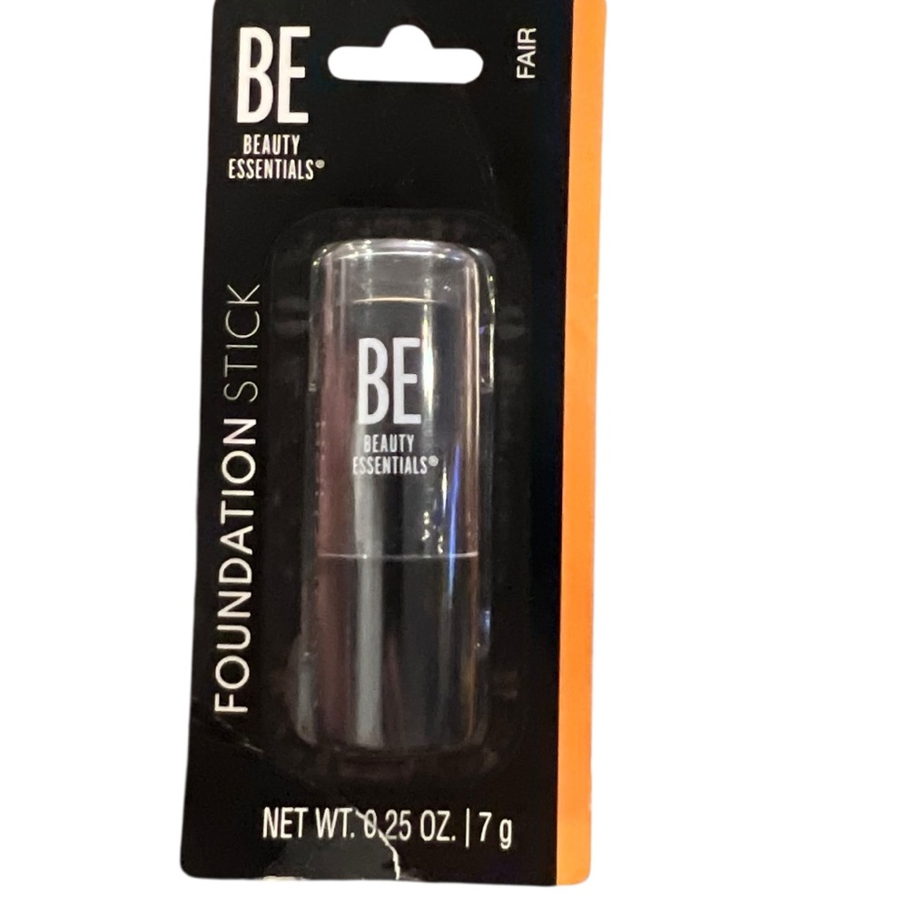 BE Beauty Essentials‎ Foundation Stick FAIR NEW Buildable Coverage Swipe & Set